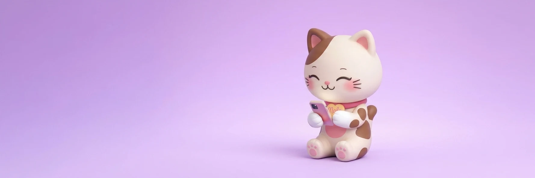 Mala, la gatita mascota de Mala Nail Salon