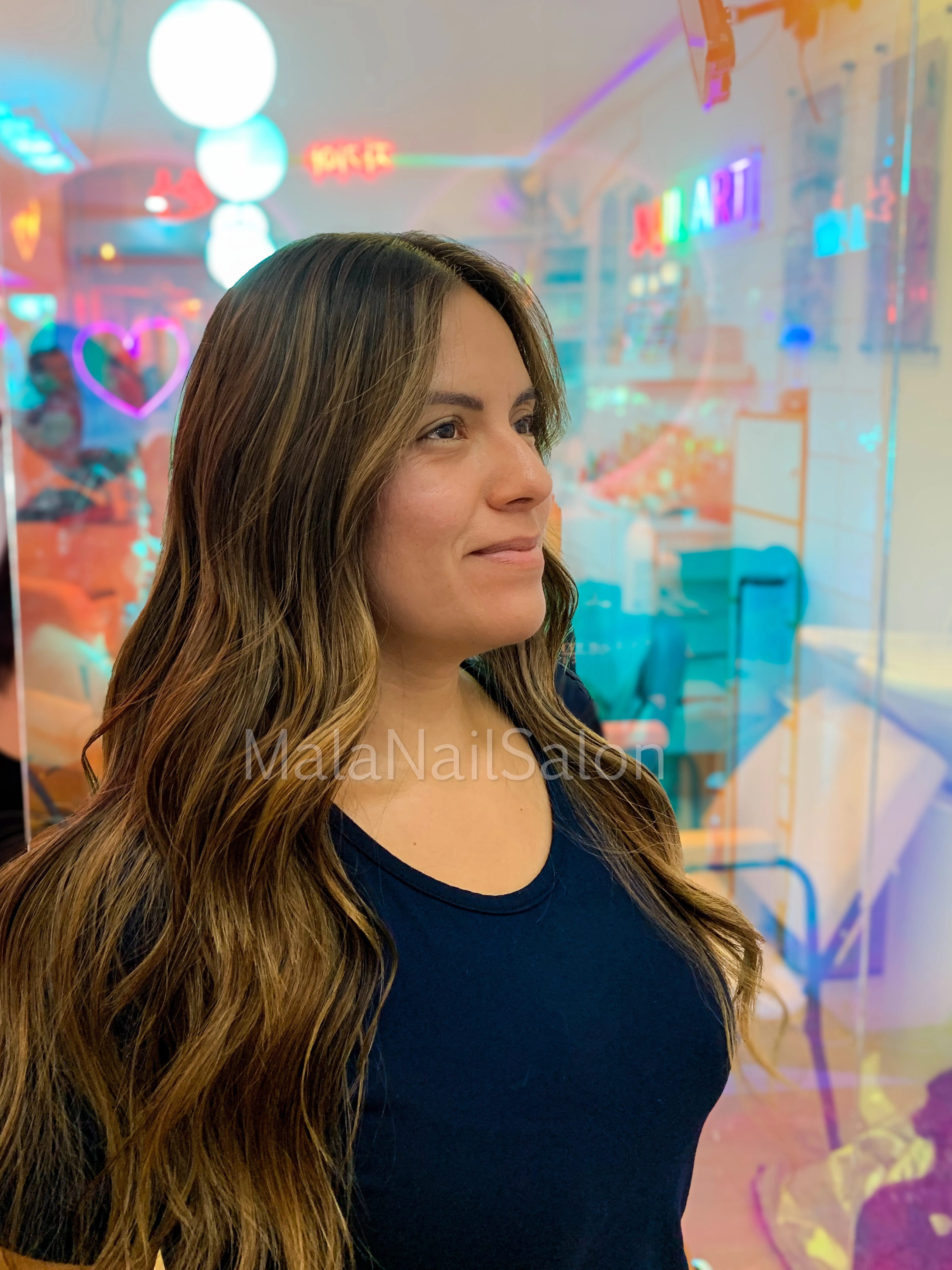 Trabajo de cabello realizado en Mala Salon